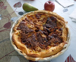 recette - Tarte aux fruits et spéculoos