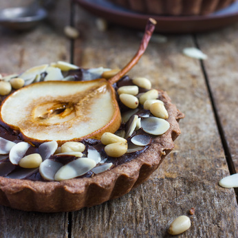 Tarte poire pignon de pin