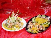 recette - Salade de scampis à la mangue