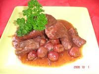 recette - Viande de veau aux cerises