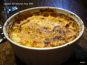 recette - Parmentier de chou-fleur au veau