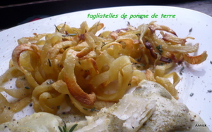 recette - Tagliatelles de pommes de terre