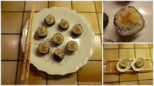 recette - Makis au thon et au wasabi