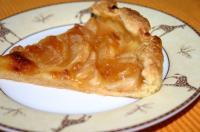 recette - Tarte fine express aux pommes et confiture d'abricot