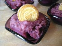 recette - Sorbet au raisin noir