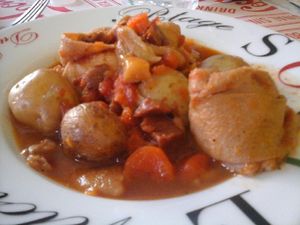 recette - Pieds paquets à la sauce tomate et pomme de terre