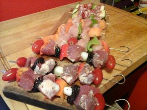 recette - Brochettes party