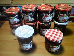 Confiture de framboises