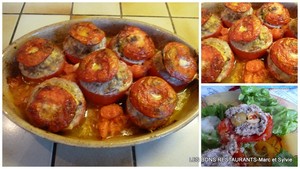 Tomates farcies aux olives