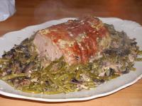 recette - Rôti de porc fumé et ses légumes