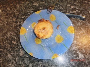 recette - Beignets aux pommes au Thermomix