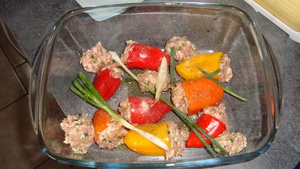 recette - Petits poivrons doux farcis