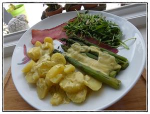 recette - Asperges en sauce hollandaise version avec Thermomix