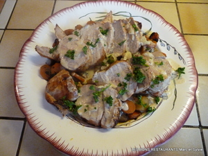 Filet mignon de porc au Saint-Agur