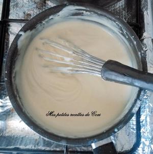 Sauce béchamel inratable