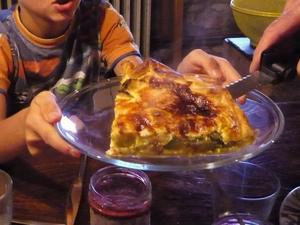 recette - Quiche aux courgettes