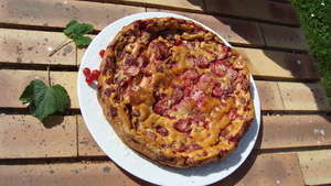 recette - Clafoutis aux fruits rouges