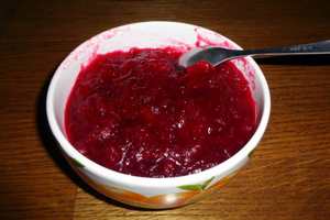 recette - Compote de canneberges