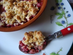 recette - Crumble au cassis