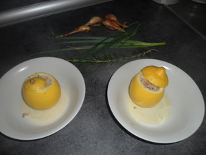 recette - Citrons farcis au thon
