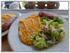  Diots de Savoie et purée de patates douces version avec Thermomix