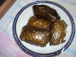 recette - Feuilles de vigne farcies