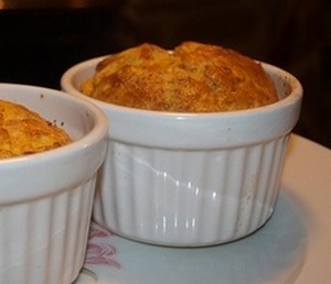 recette - Flan de carottes aux rillettes de saumon et hareng