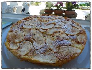 recette - Gâteau aux pommes sans beurre