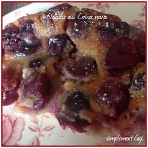 Clafoutis aux cerises noires