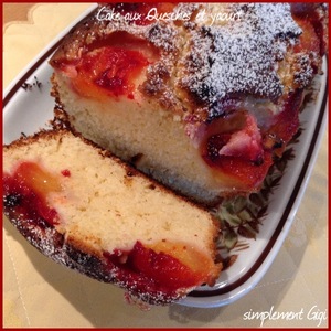 recette - Cake aux prunes quetsches et yaourt 