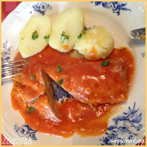 recette - Roulades de cœurs de céleris à la sauce tomate