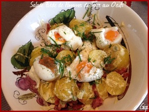 recette - Salade Tiède de Pommes de Terre aux Oeufs