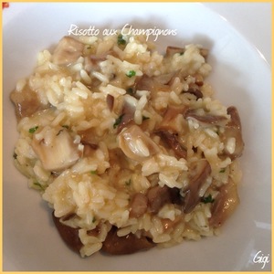 recette - Risotto aux deux champignons