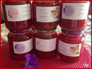 recette - Confiture de fraises, orange et gingembre