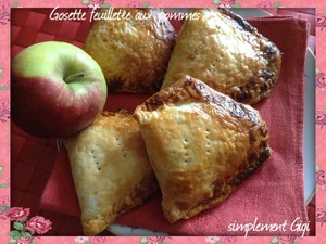 recette - Gosette - feuilleté aux pommes