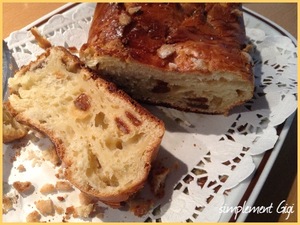 recette - Brioche au mascarpone et raisins secs