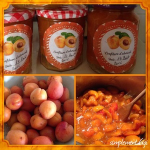 recette - Confiture d'abricots ,vanille et citron 