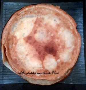 recette - Crêpes au lait en poudre