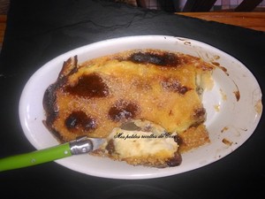 recette - Flan aux raisins secs