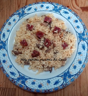 Risotto au chorizo doux 