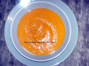 recette - Velouté de courge butternut à la cannelle