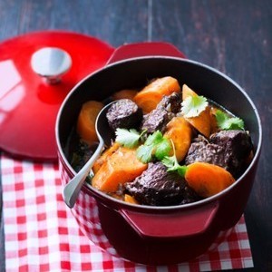 recette - Joue de boeuf, carottes au gingembre et à la coriandre 
