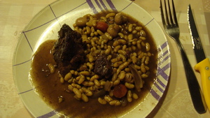 recette - Bourguignon aux flageolets