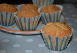 Muffins aux blancs d'oeufs, façon financiers