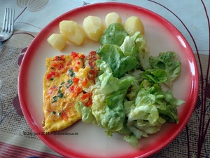 recette - Omelette façon espagnole