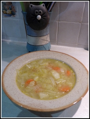 recette - Soupe de chou chinois au thermomix