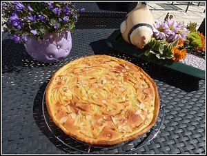 recette - Tarte amandine aux poires 