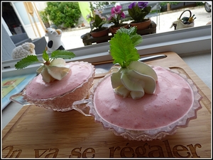 recette - Mousse à la fraise au Thermomix