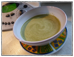 recette - Velouté de salade au thermomix