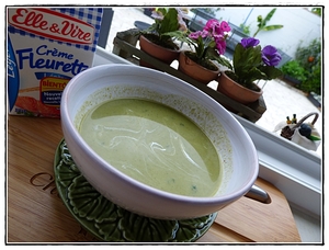 Velouté de fanes de carottes au thermomix